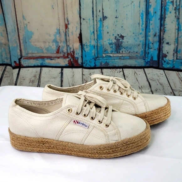 Superga Cotropes Woven Platform Shoe Sneaker‎ - Picture 4 of 9